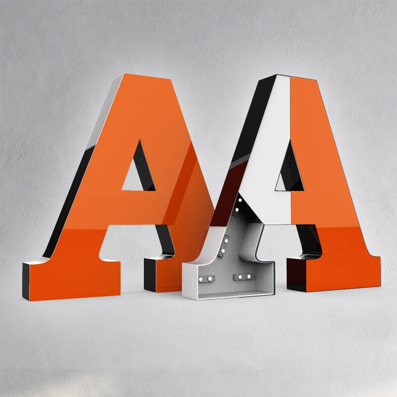 Изготавливаем буквы любой сложности, от самых маленьких до самых больших!